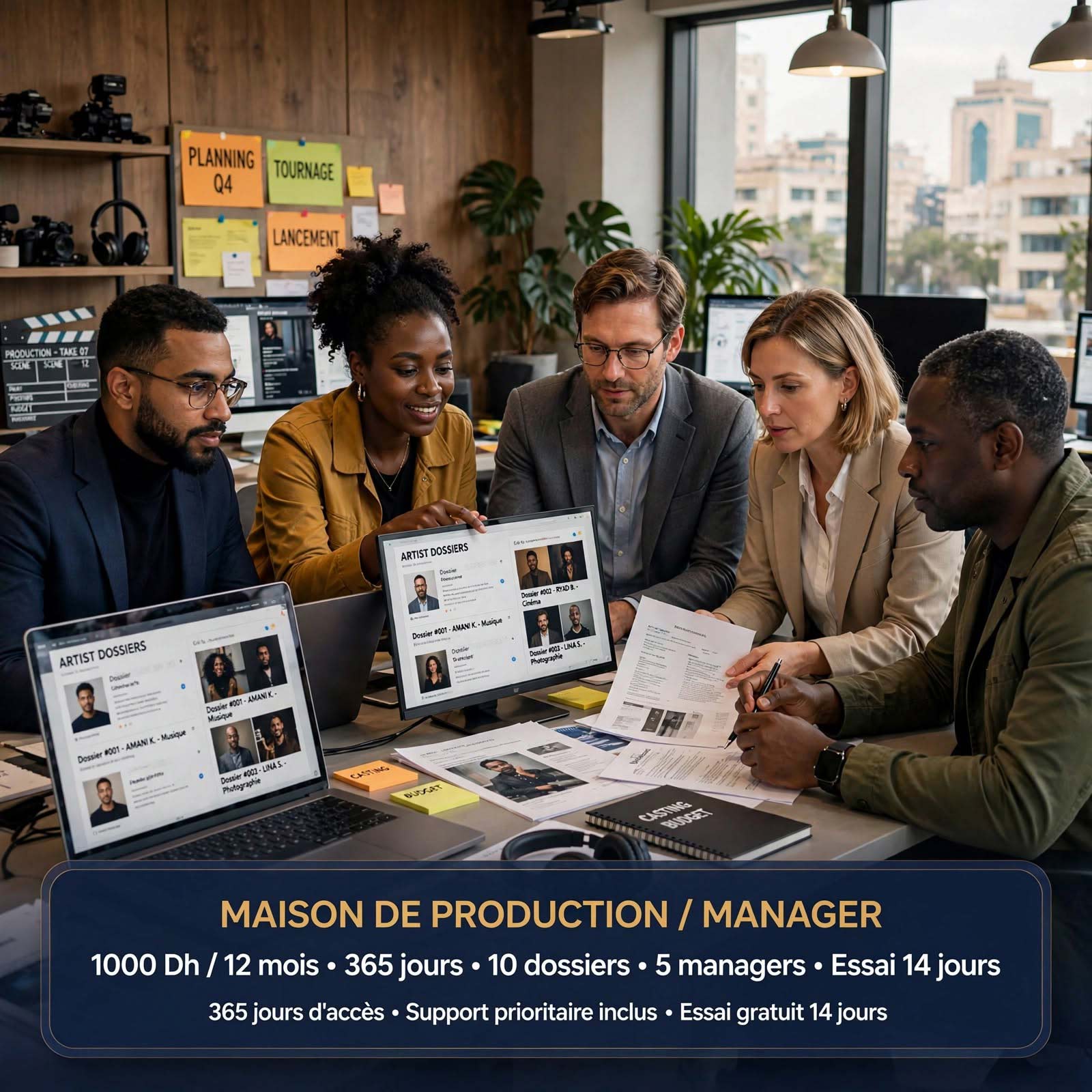 Pack Maison de production