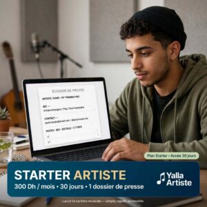 forfait dossier de presse artiste - Artiste Starter